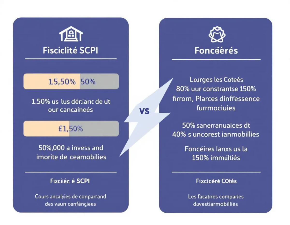 Fiscalité SCPI vs Foncières Cotées : Analyse Comparative pour Optimiser vos Investissements Immobiliers
