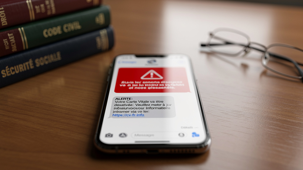 Comment reconnaître un sms frauduleux lié à votre carte vitale