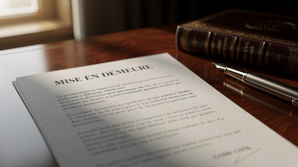 Comprendre la mise en demeure et son rôle dans un litige